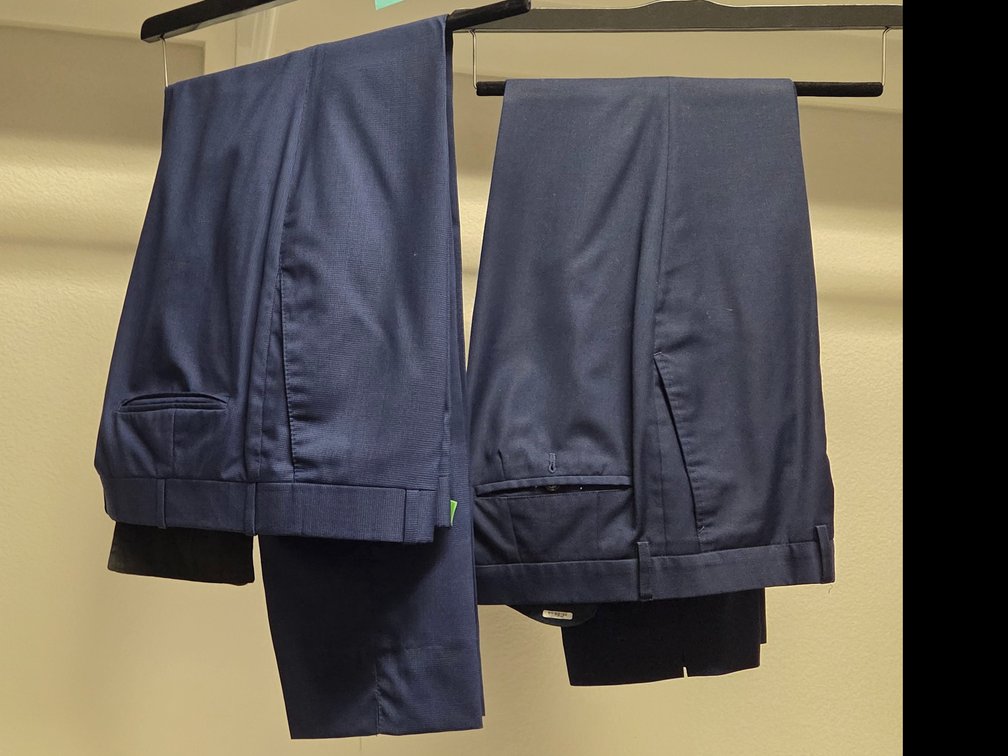 2 pairs of custom trousers 34x32