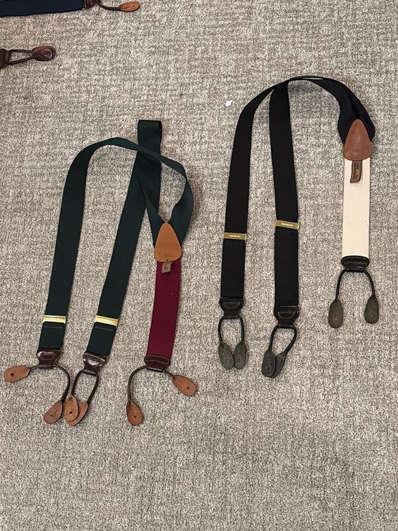 2 Trafalgar dress suspenders