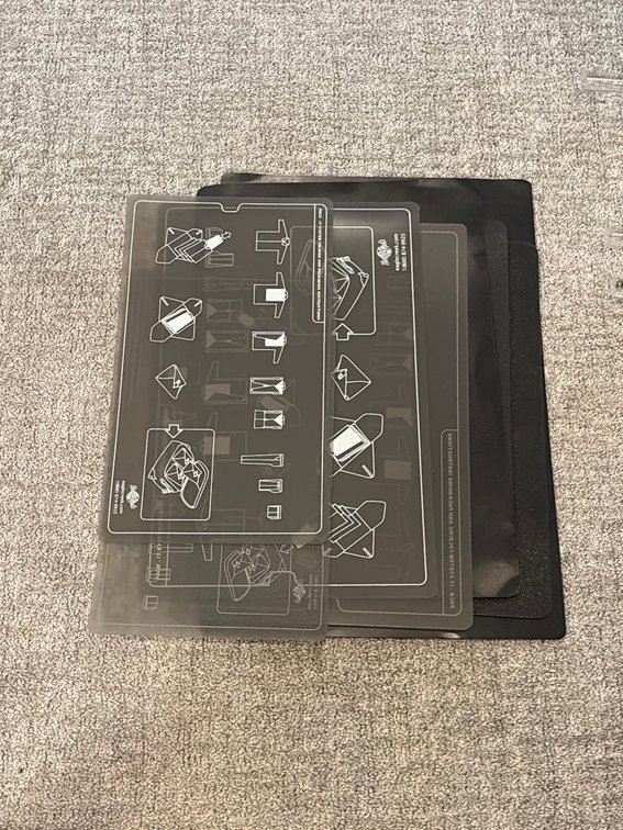 Shirt folding templates for packing