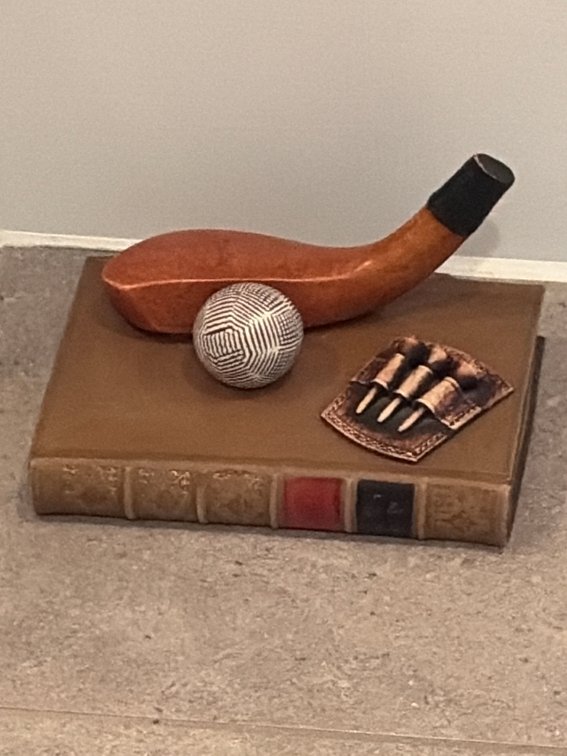 Golf desk piece
