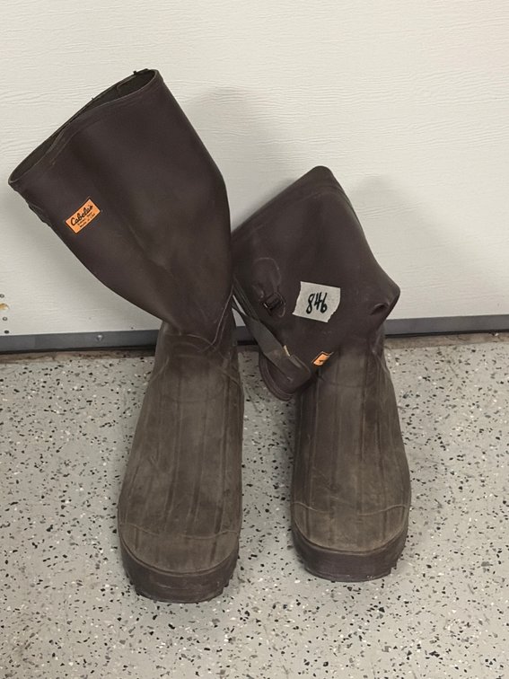 Cabela’s rubber boots high top 10
