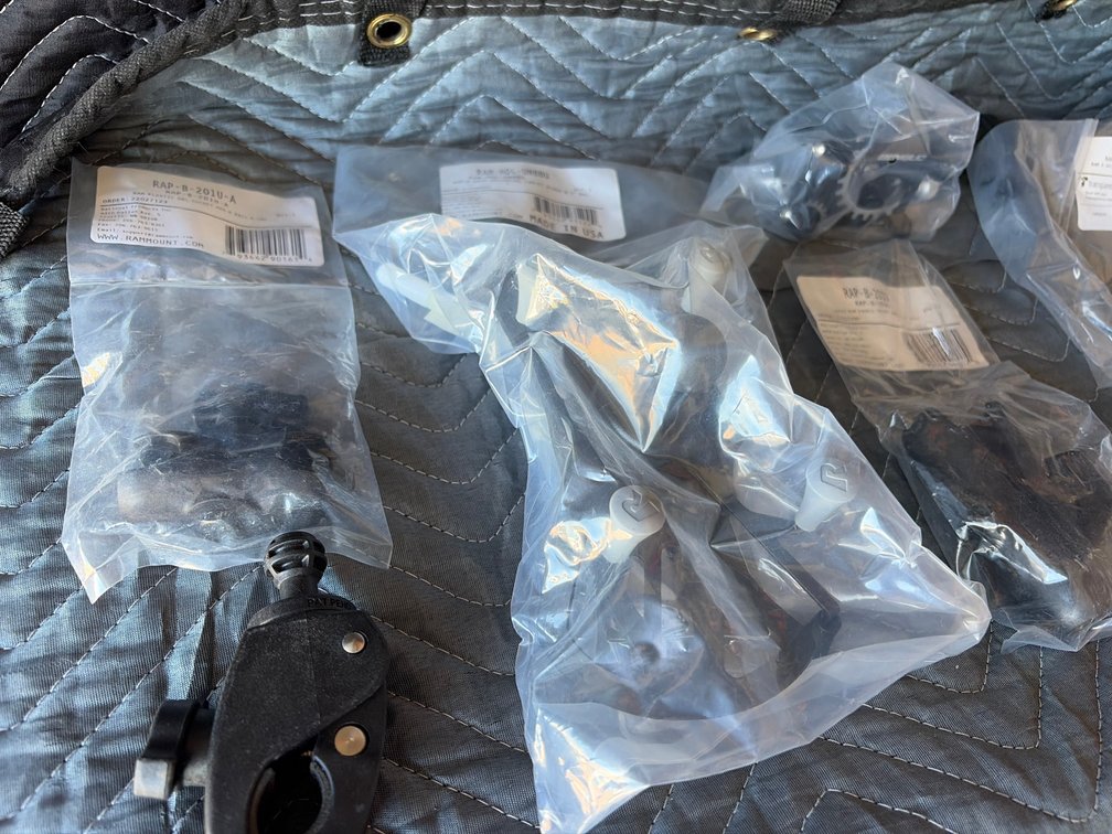 Motorcycle mounting brackets