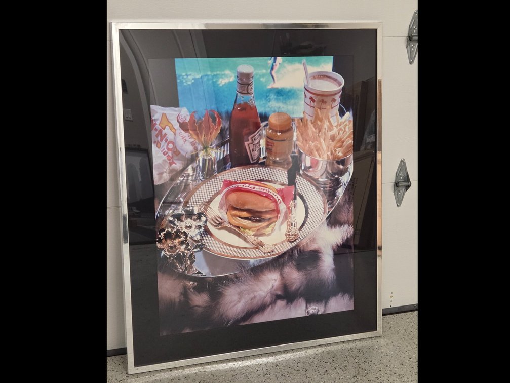 Pop Art Colorful Fast Food Still Life