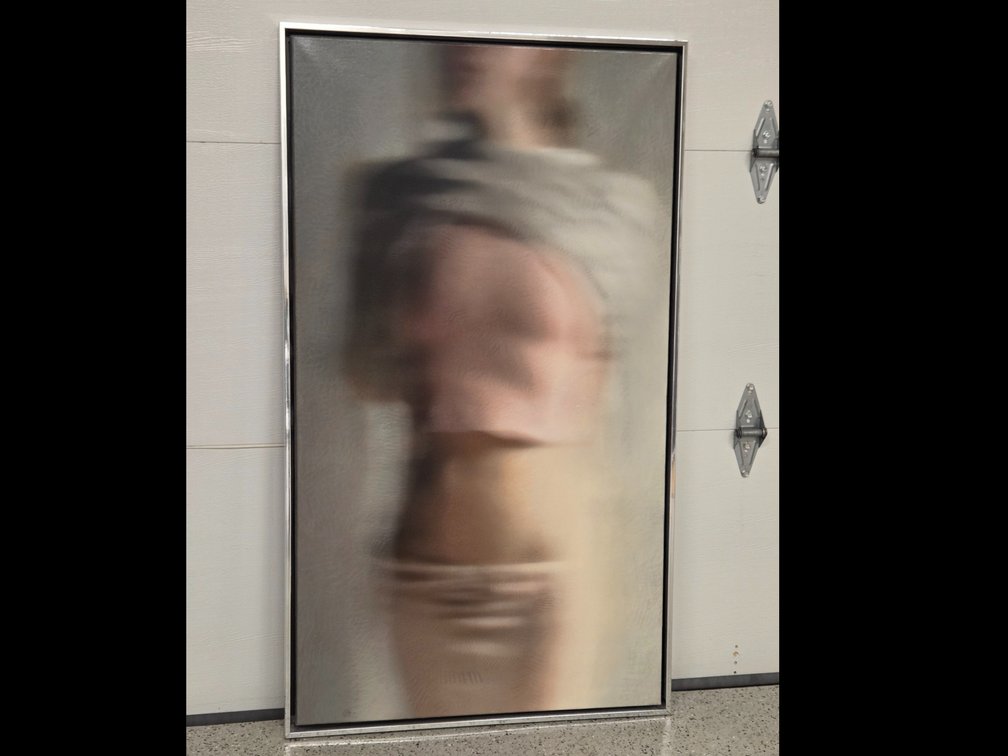 Gerhard Richter photo blur provocative art piece