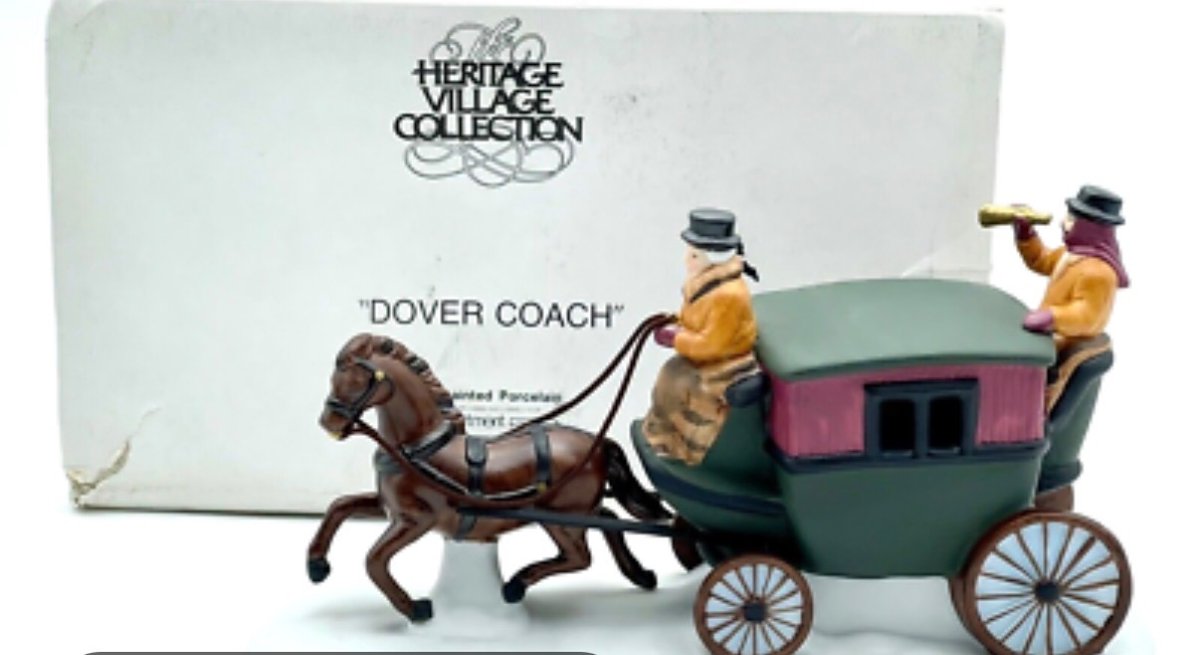 Dickens Village Horse and carriage