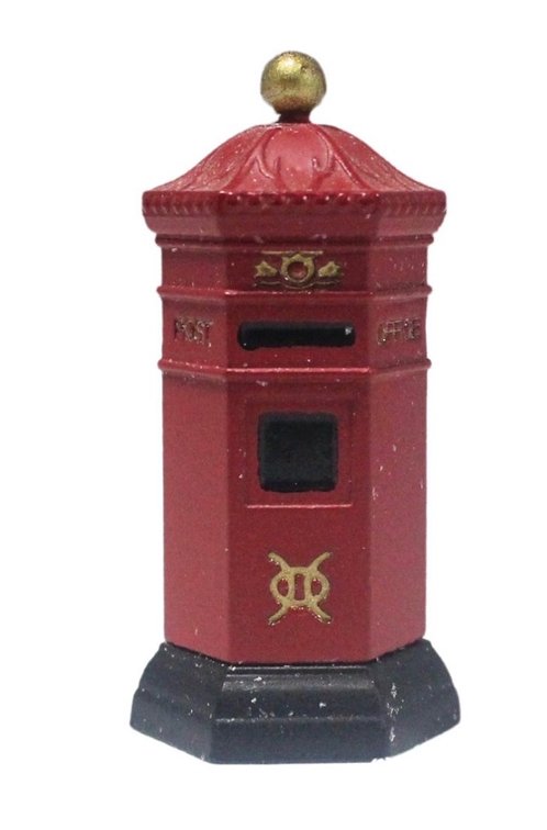 Department 56 Heritage Village Collection "English Post Box" (Item #58050), which was introduced in 1992 and retired in 2000