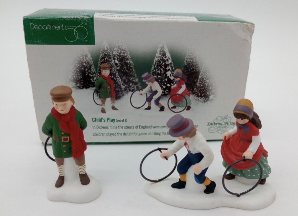 Department 56 Dickens' Village Series "Child's Play" accessory set (#58415)