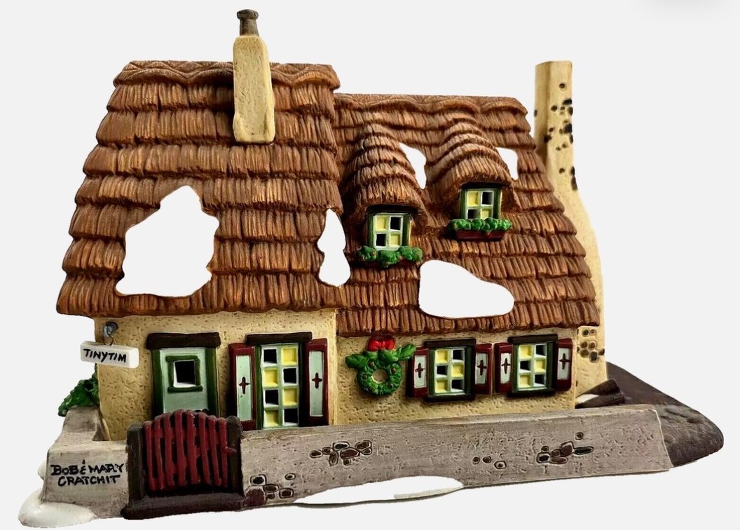 Department 56 Dickens' Village "The Christmas Carol Cottage" (Item #58339), part of the Heritage Village Collection
