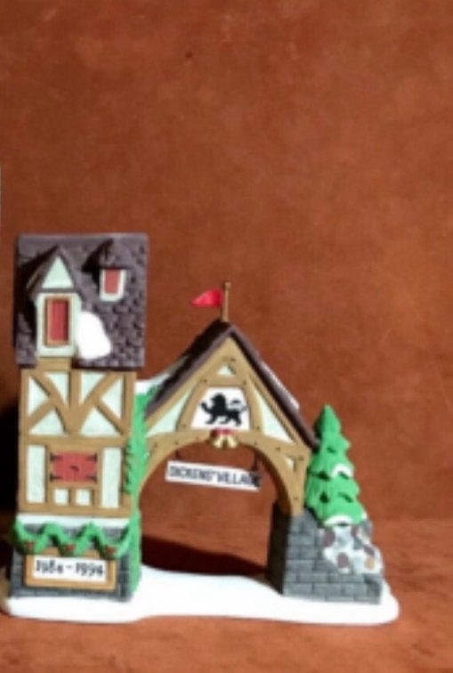 Department 56 Dickens' Village Series 10 Year Anniversary (1984–1994) piece titled "Postern," model number 9871-0