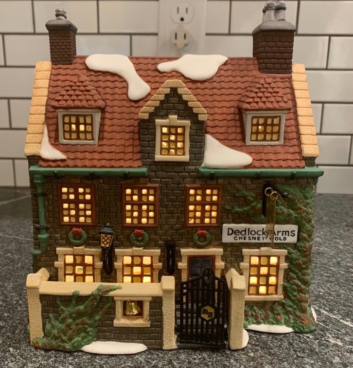 Department 56 Dickens' Village Dedlock Arms, Item #57525, released as the 3rd edition in 1994