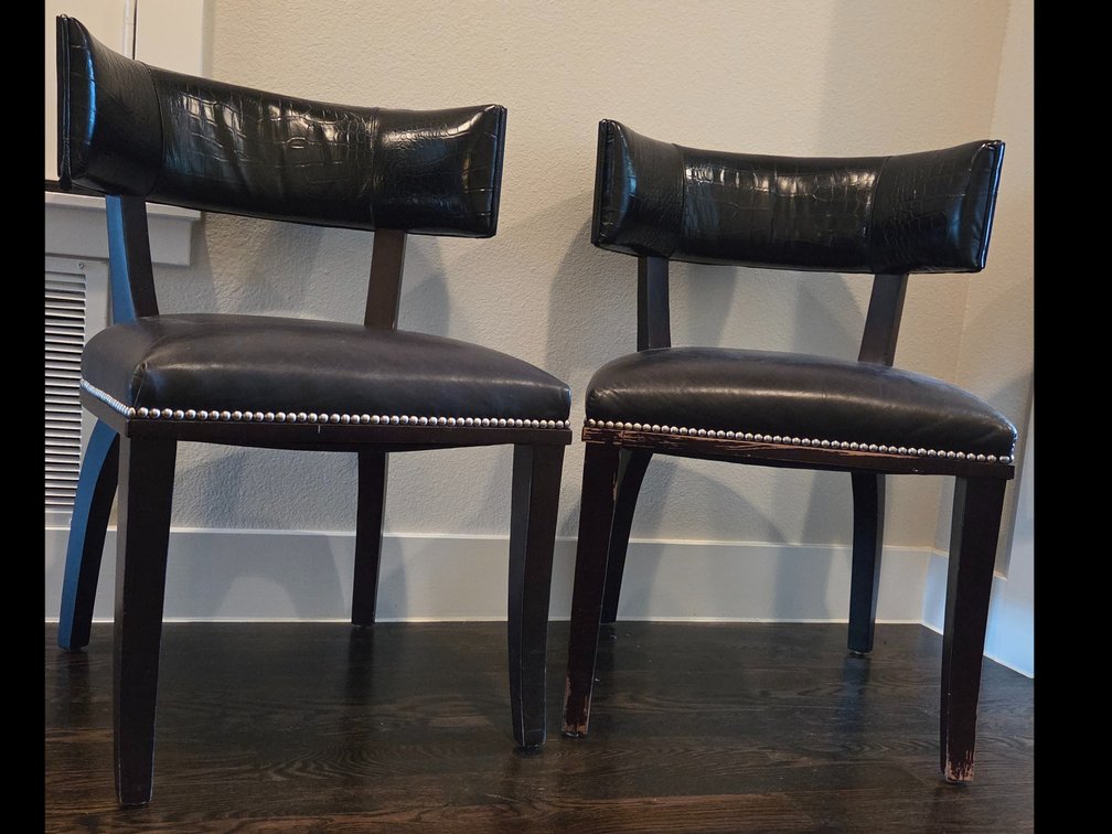 Pair of Ralph Lauren Clivedon dining chairs
