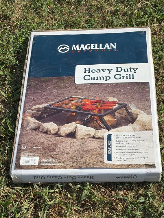 Magellan heavy duty camp grill