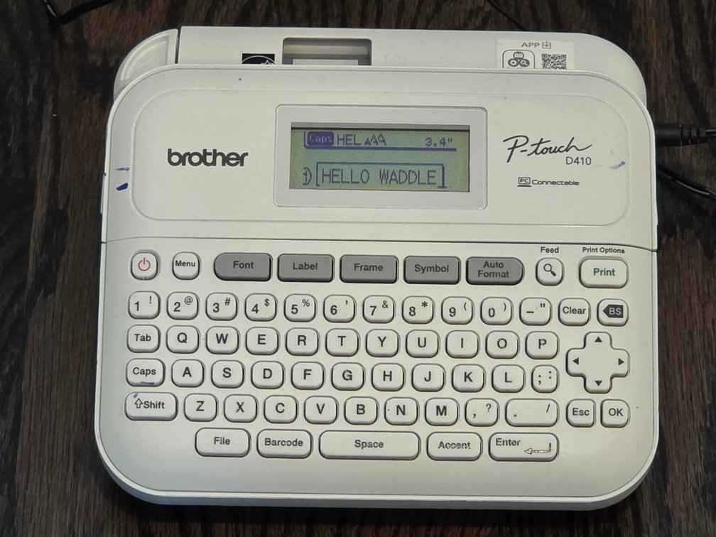 Brother P-touch PT-D410 advanced label maker