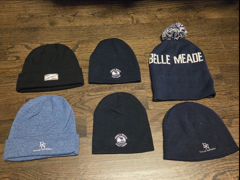 6 Golf Beanies