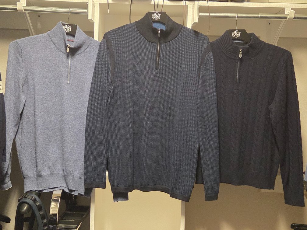 3 size L Cashmere Sweaters