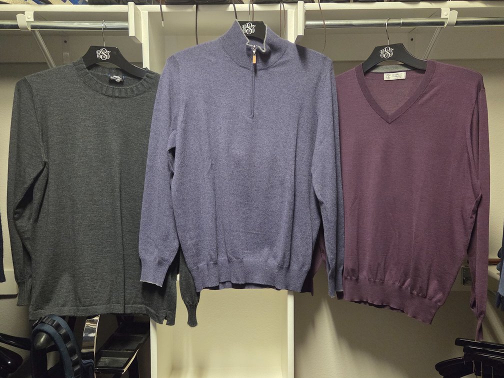 3 size XL Soft Lightweight Sweaters