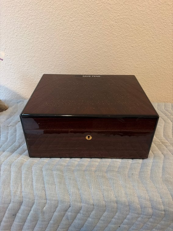 Elie Bleu Paris a Diamond Crown Brazilian Rosewood Oxford Humidor