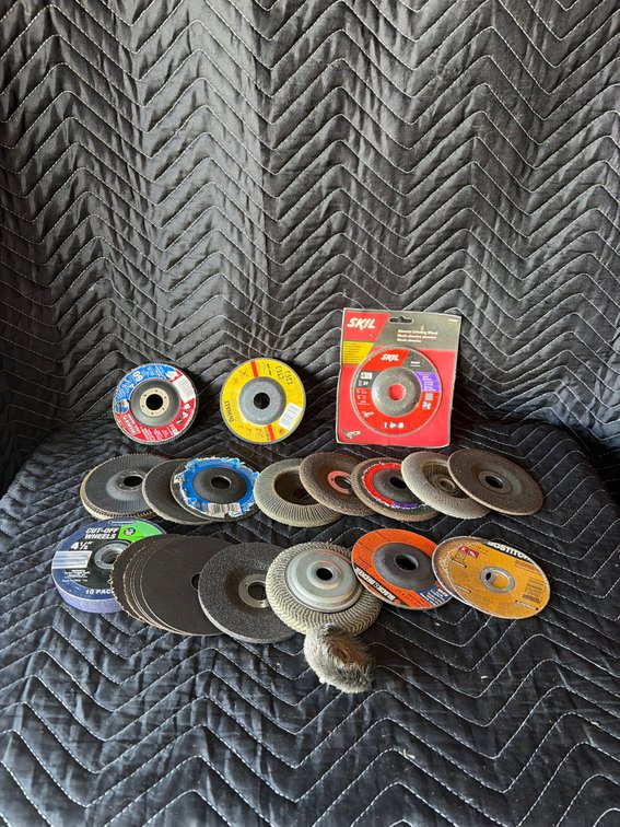 4 1/2” cut off wheels, grinding, and abrasive wheels