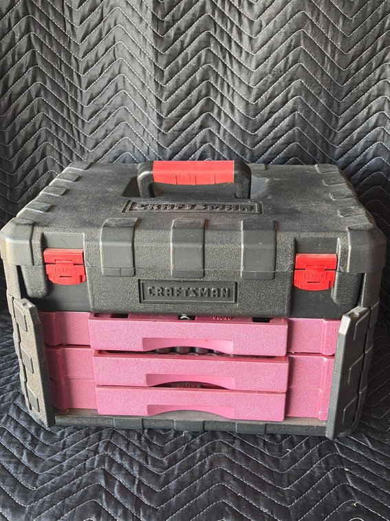 Craftsman tool chest with sockets bits, ratchets, and related