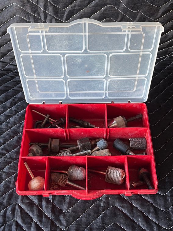Die grinder tips assortment