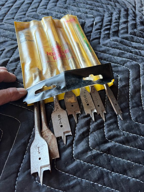 Irwin Wood boring bit set