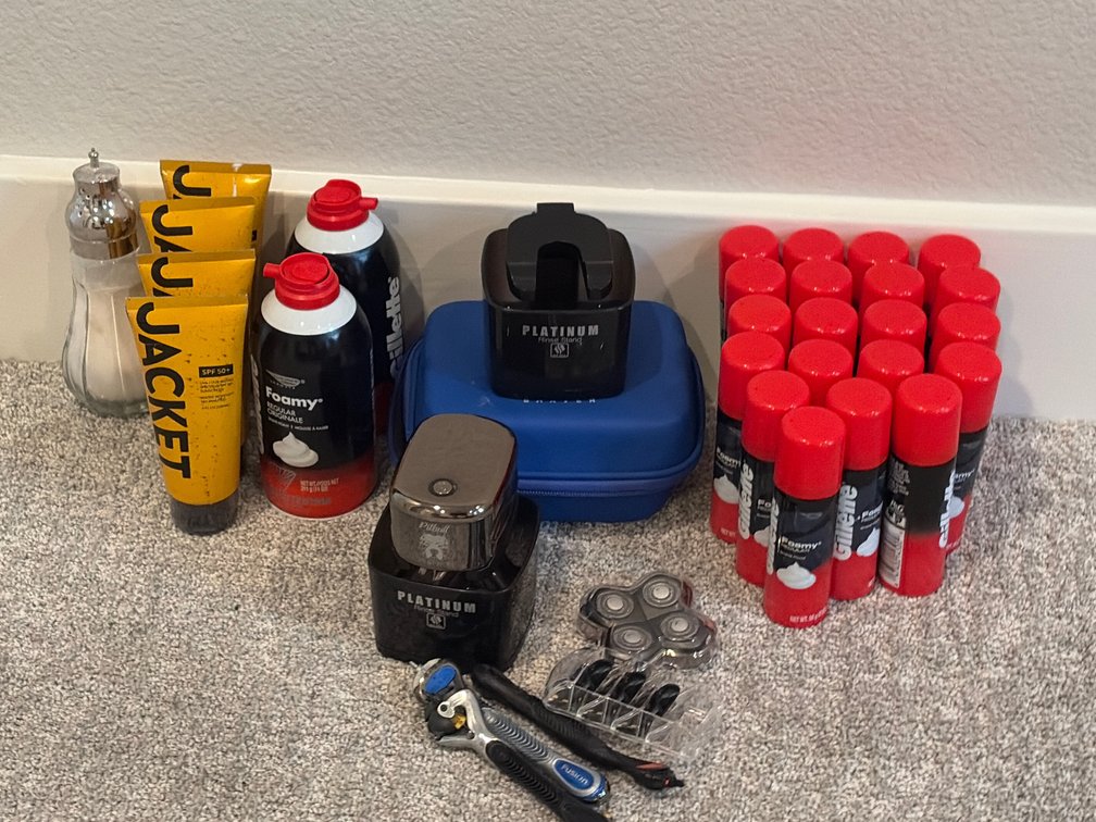 Shaving supplies