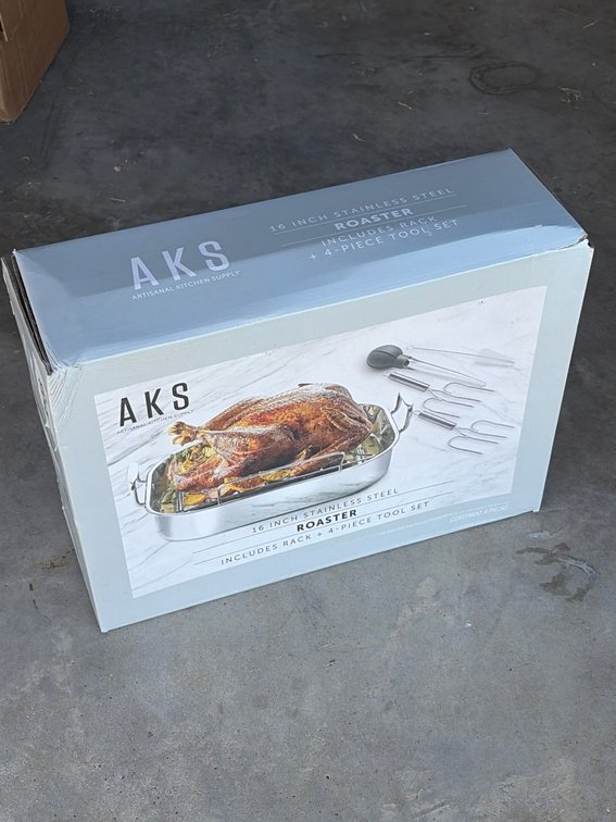 AKS 16 inch stainless roaster