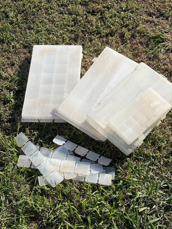 Plano Clear organizer boxes