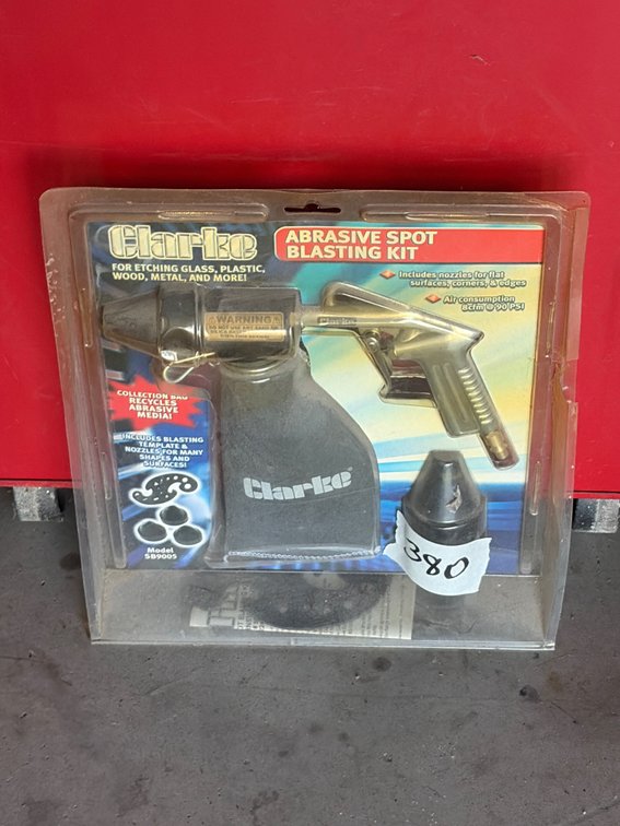 Clarke abrasive spot blasting kit