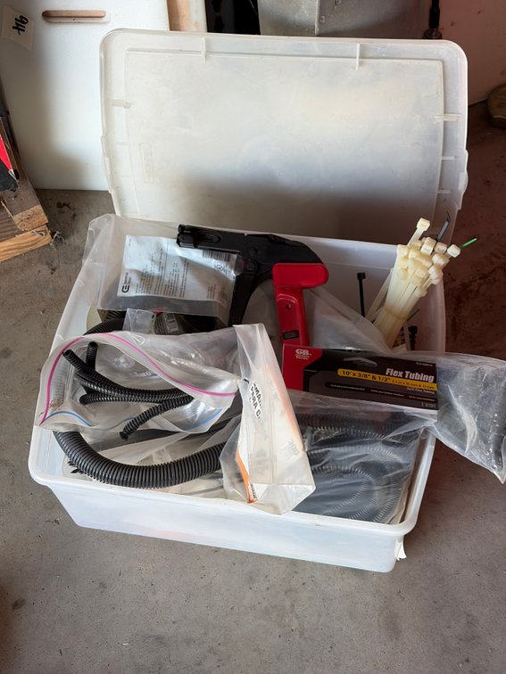 Flex tubing zip ties