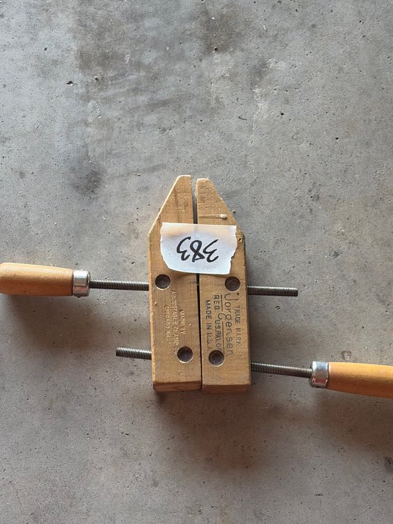 Vintage Jorgensen wooden carpentry clamp