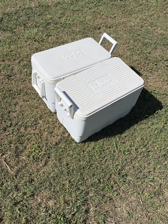 (2) Igloo cooler
