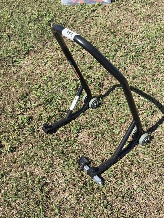 Motorcycle swing arm lift and stand
