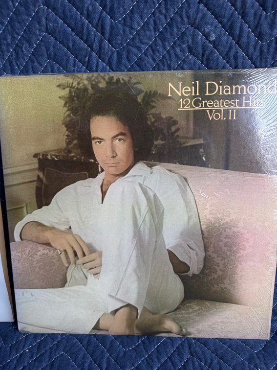 2 Records: Neil Diamond and Simple minds from the breakfast club