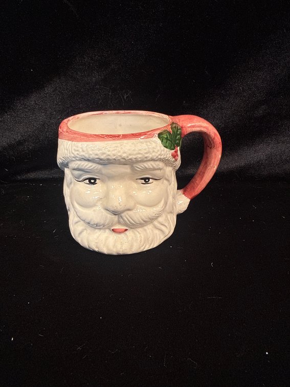 Pink Santa coffee mug