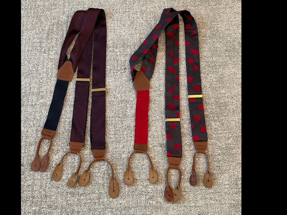 Perry Ellis suspenders