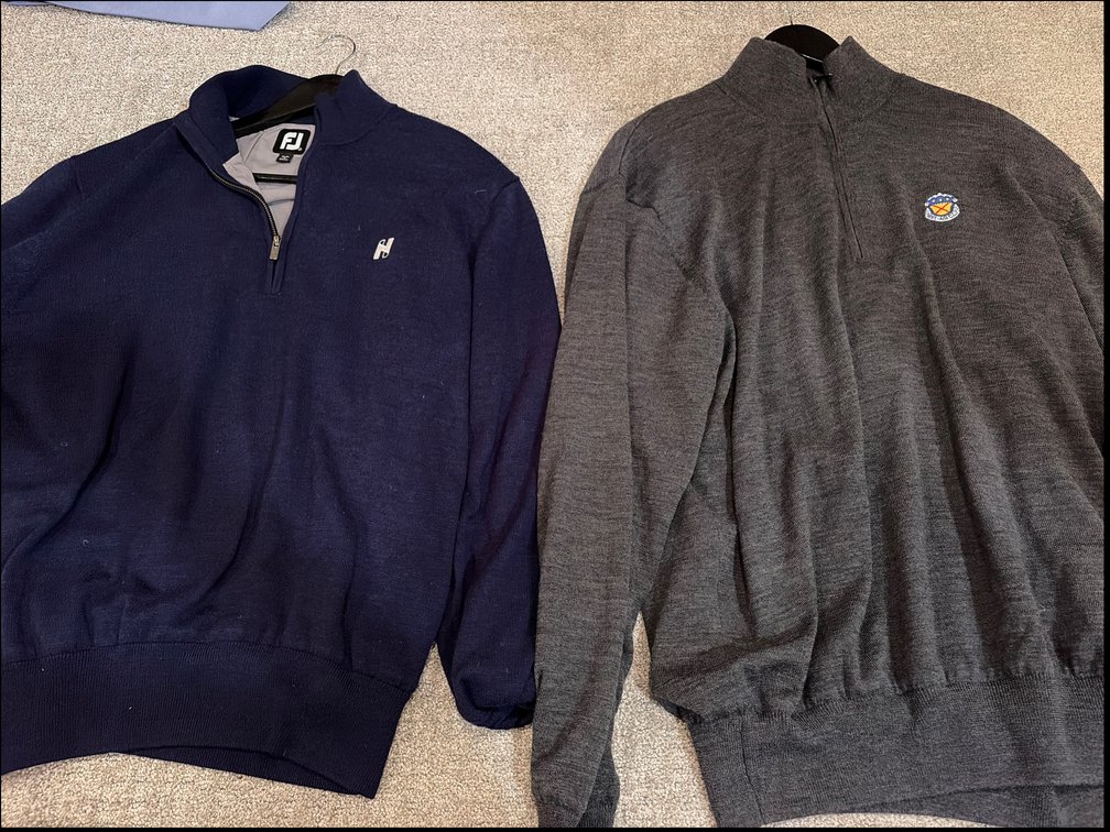 2 FJ golf shirts