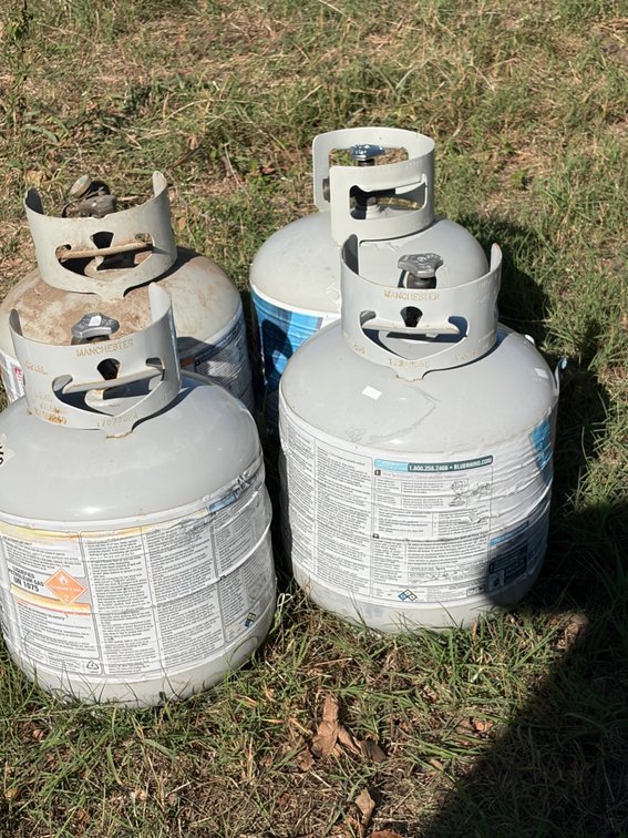 Propane bottles