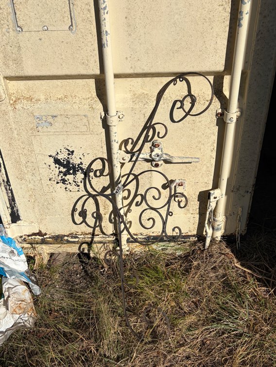 Wrought iron decorative panels