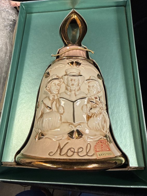 1984 Jim Beam Executive Series Musical Bell Decanter Large