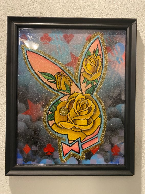 1. Gavin Hernandez 20” x 16” -mixed media -San Bernardino, CA  IG: @gavinthesaint_