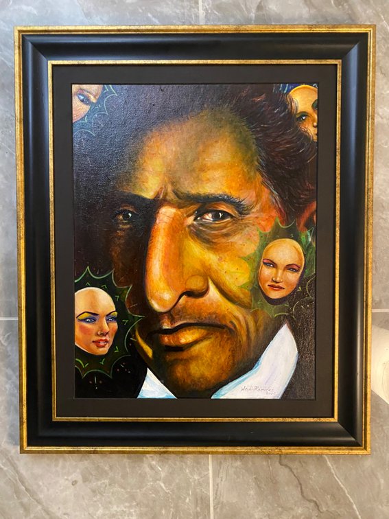 20. Wendi Ramirez “His Secretaries” (2000) Acrylic on panelboard Dovetail East Tattoo Austin, TX @wendiramireztattoo