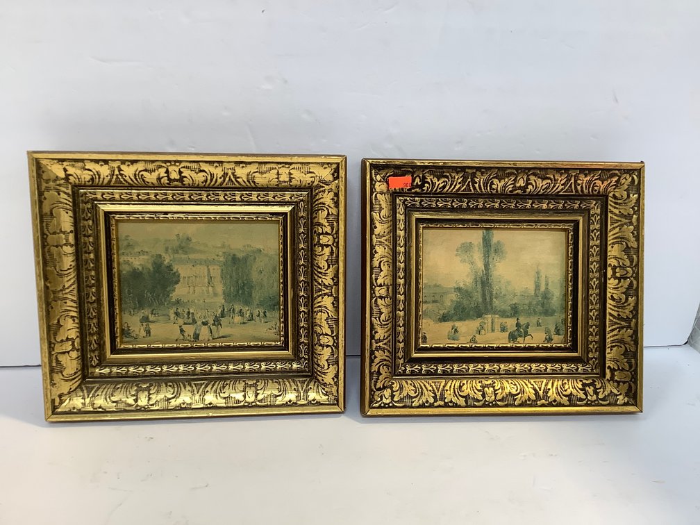 Small framed pictures 9 x 9