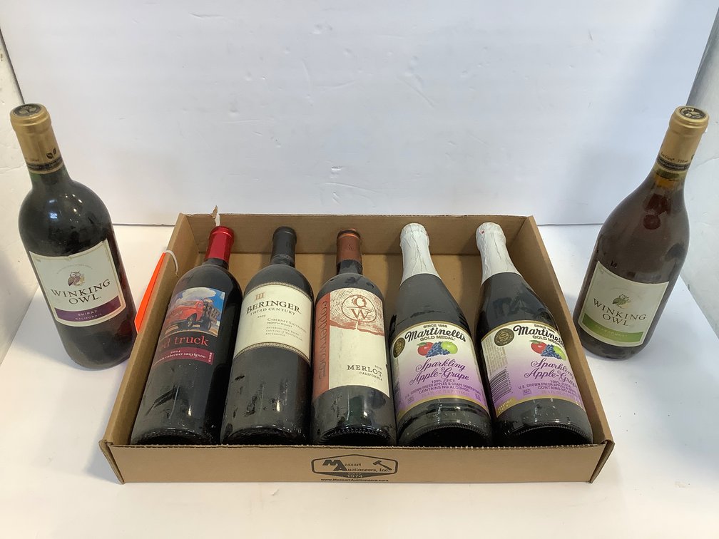 Wine, sparkling juice – must be 21 or older to purchase