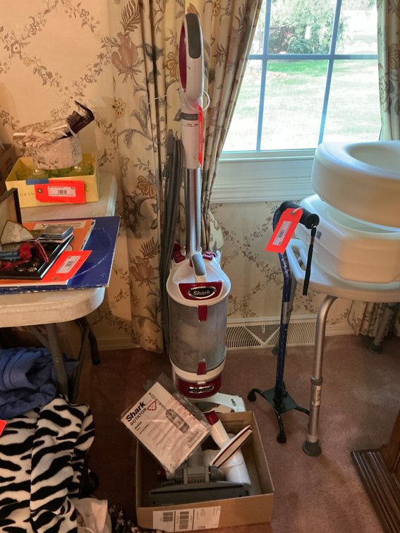 Shark canister vacuum cleaner -Master bedroom