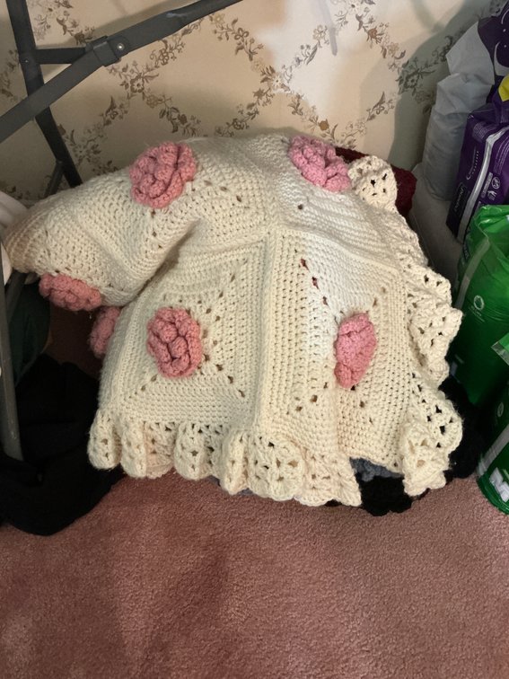 Assorted afghans -Master bedroom