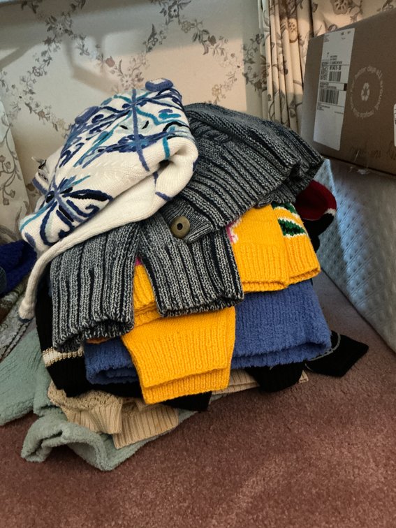 Ladies sweaters -Master bedroom