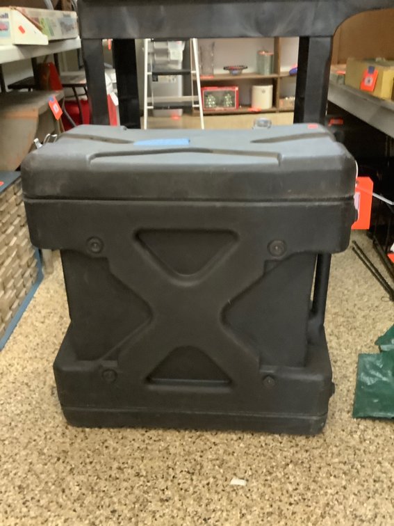 Rigid plastic rack case 22 x 12 x 22
