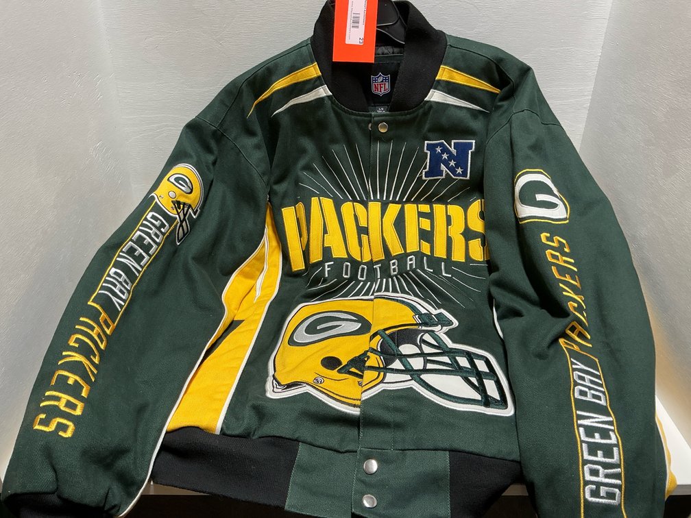 Button down Packers jacket Size L