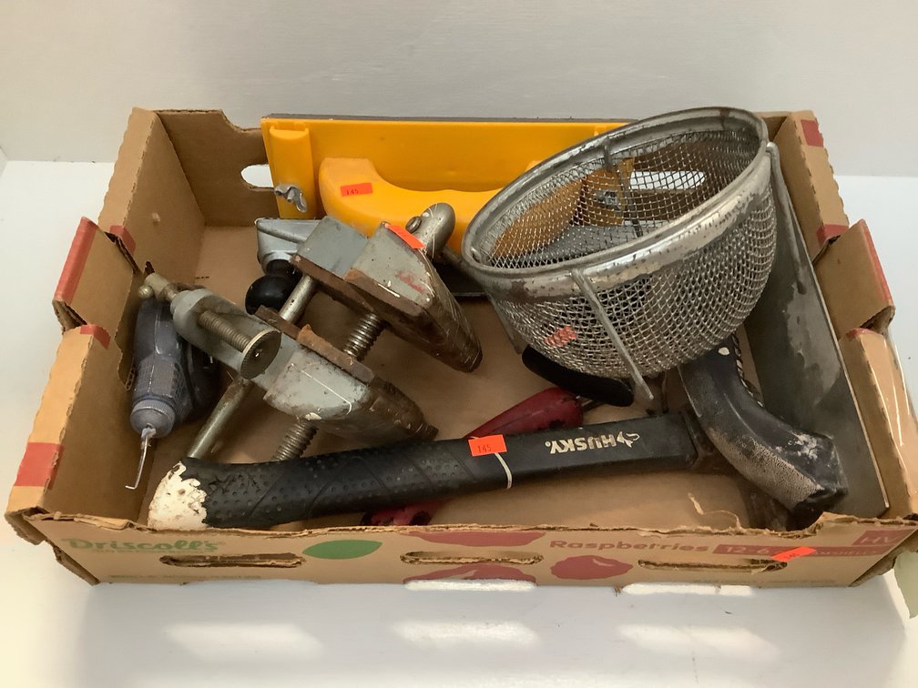 Stanley woodworking vice, tools